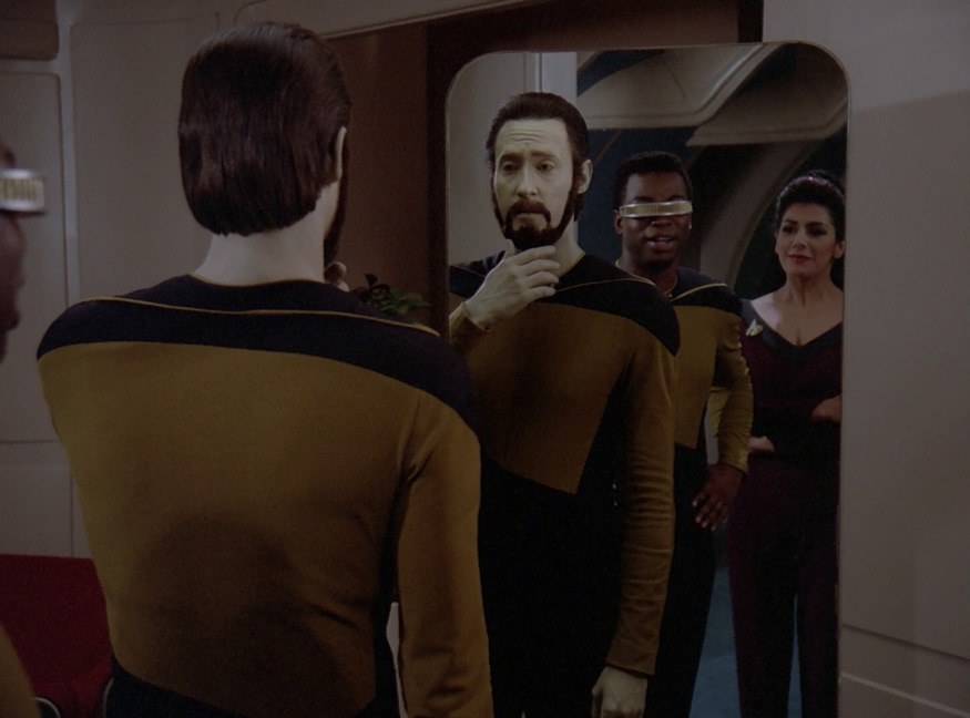 One time only folks: Data with a beard!