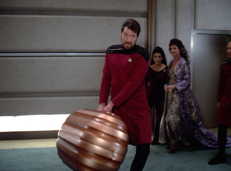 Another perfect metaphor for the work involved in watching this episode