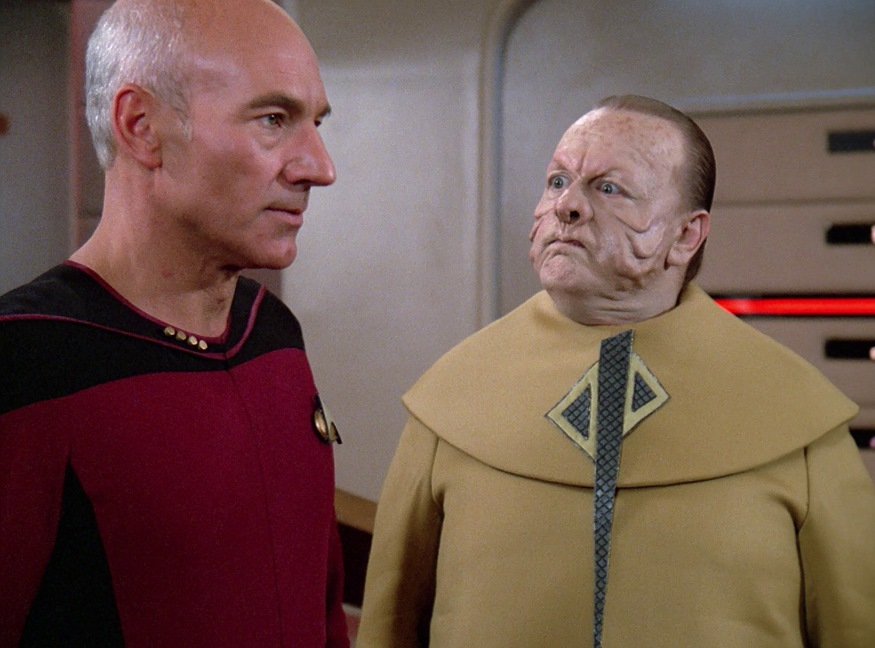 Kolrami's typical expression, this time directed at Picard