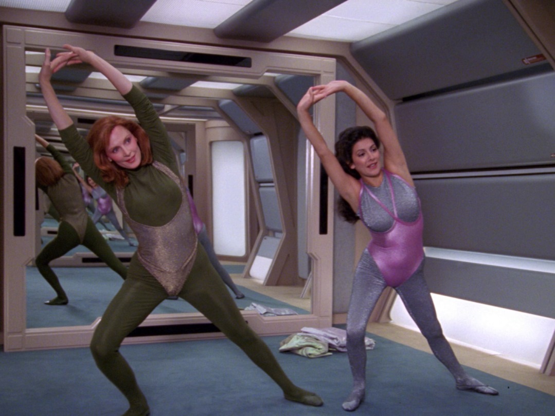 80's leotards, one of the high points of this episode