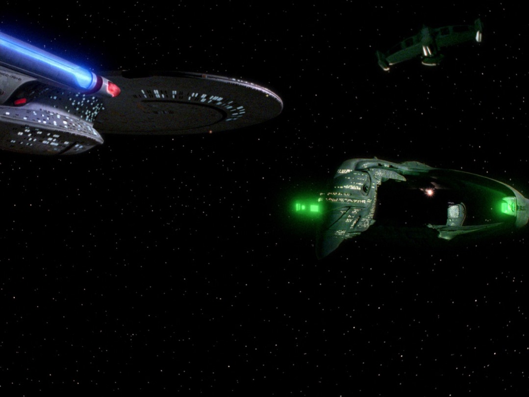 Squaring off against the Romulans!