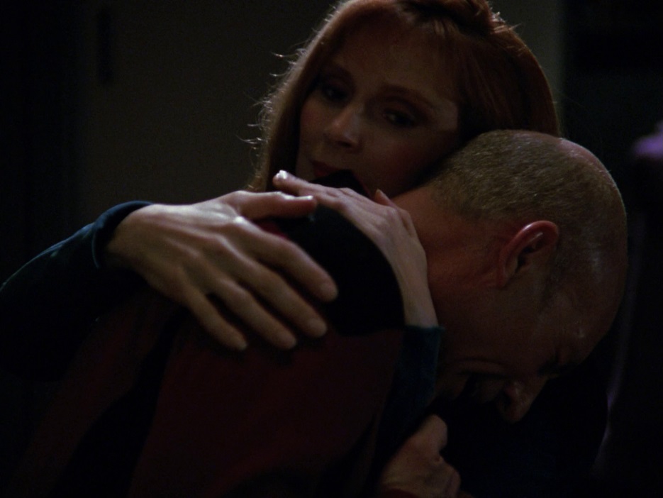 Picard's breakdown when dealing with Sarek's emotions