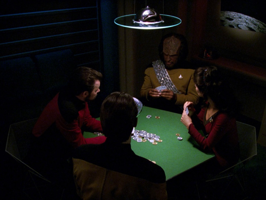 I love the poker scenes