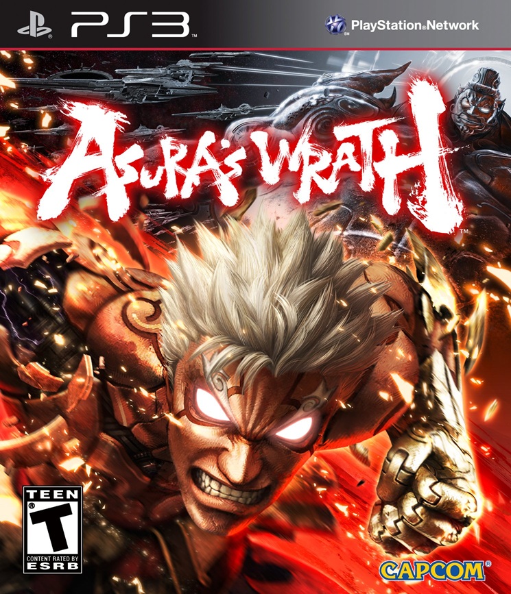 Playstation 3 box art for the game Asura's Wrath