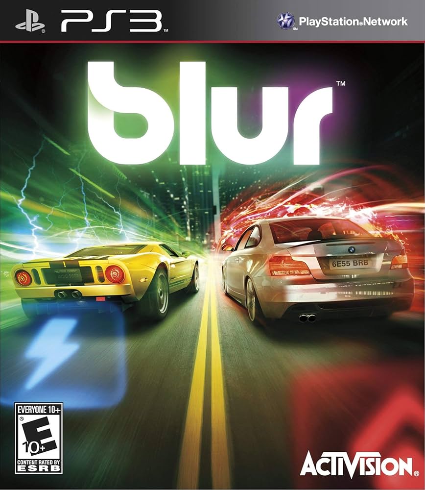Box art for the PlayStation 3 game Blur