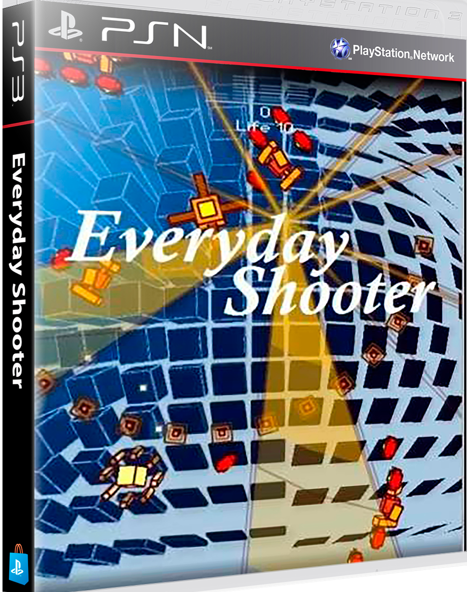 Box art for the Playstation 3 game Everyday Shooter