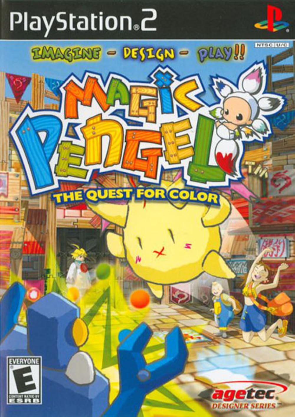 Box art for the Playstation 2 game Magic Pengel: The Quest for Color underappreciated PS2 games pick
