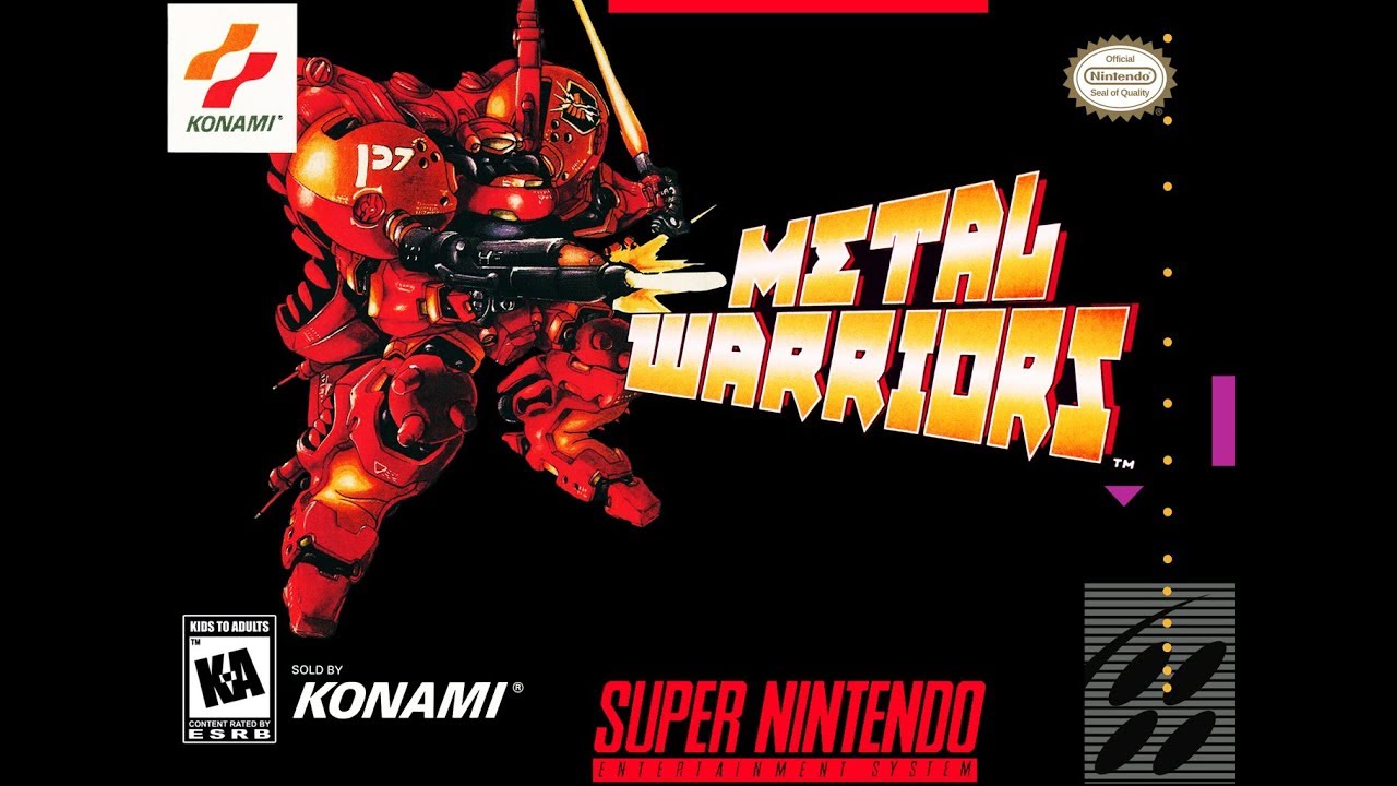 Box art for the Metal Warriors Super Nintendo game
