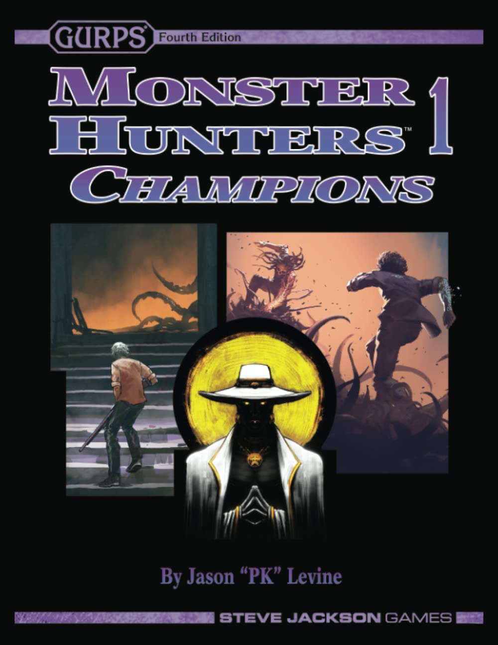 Cover of ‘GURPS Monster Hunters 1: Champions’ by Jason 'PK' Levine.