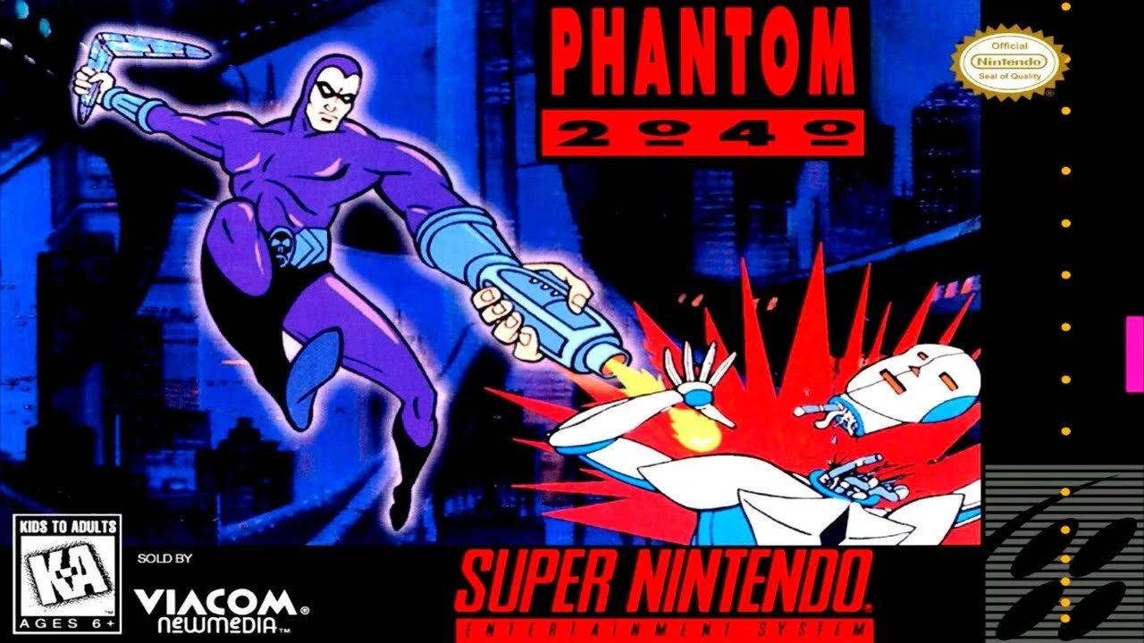 Box art of the Phantom 2040 Super Nintendo game