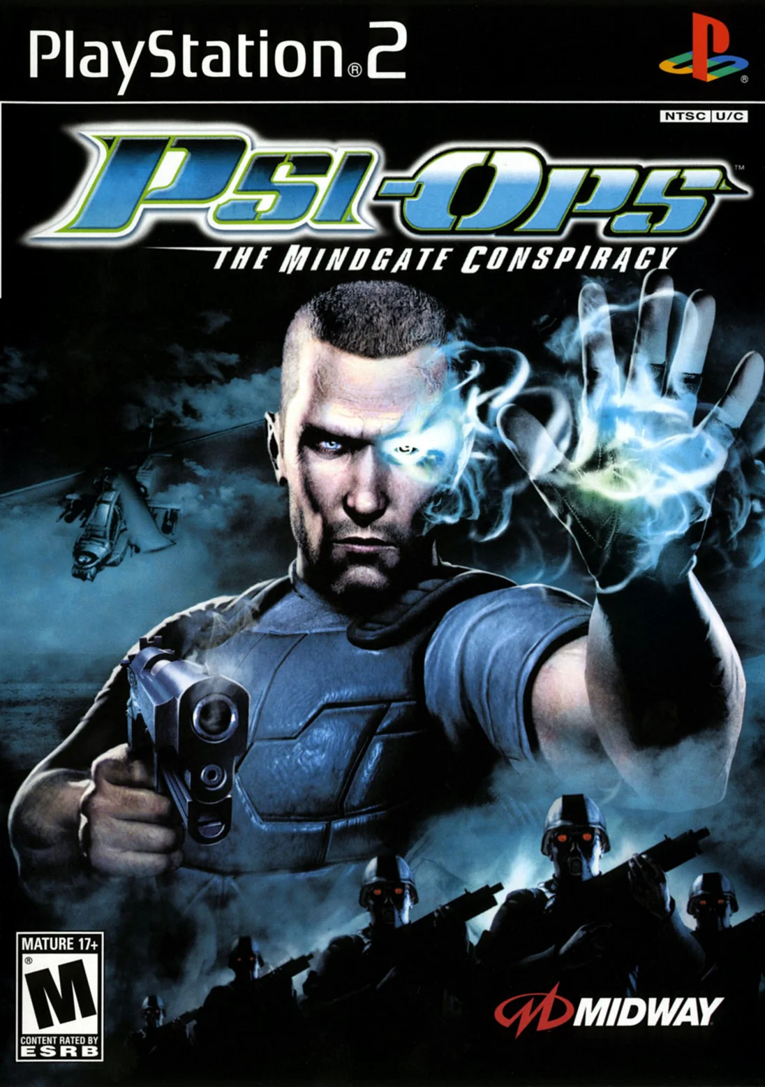 Box art for the Psi-Ops: The Mindgate Conspiracy Playstation 2 game underappreciated PS2 games pick