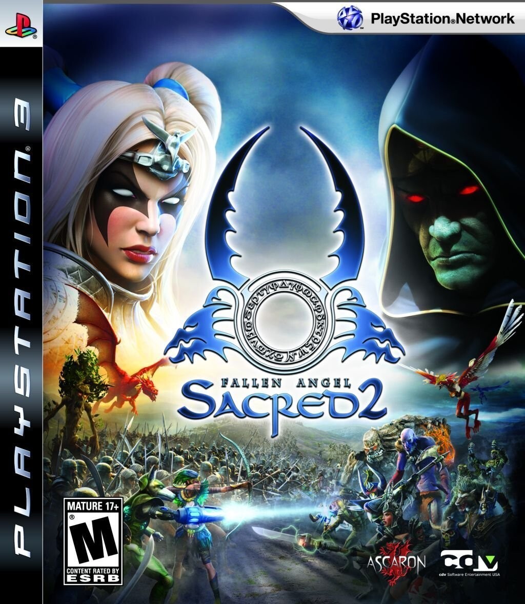 Box art for the PS3 game Sacred 2: Fallen Angel