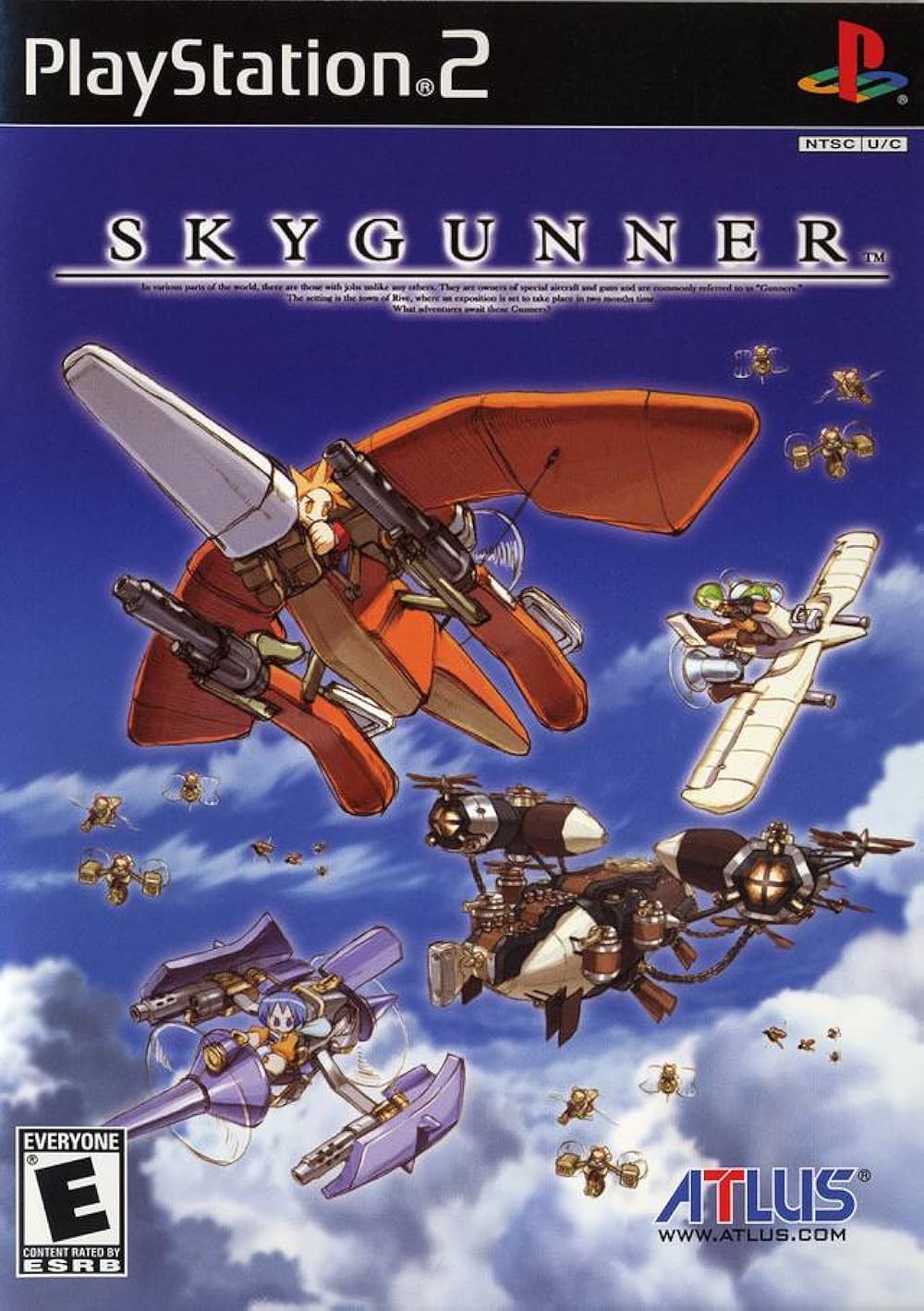 Box art for the PlayStation 2 game SkyGunner