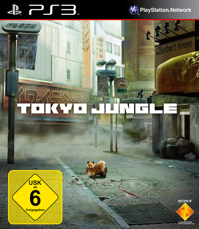 Box art for the Playstation 3 game Tokyo Jungle