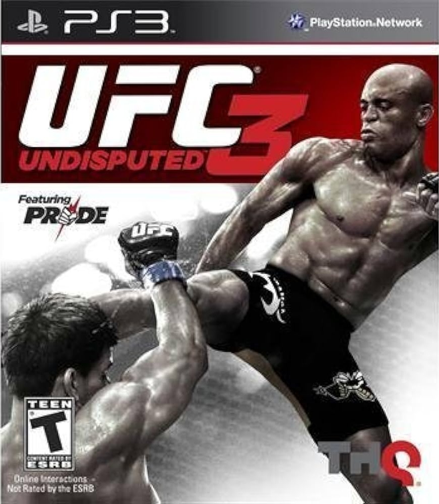 Box art for the Playstation 3 game UFC Undisputed 3