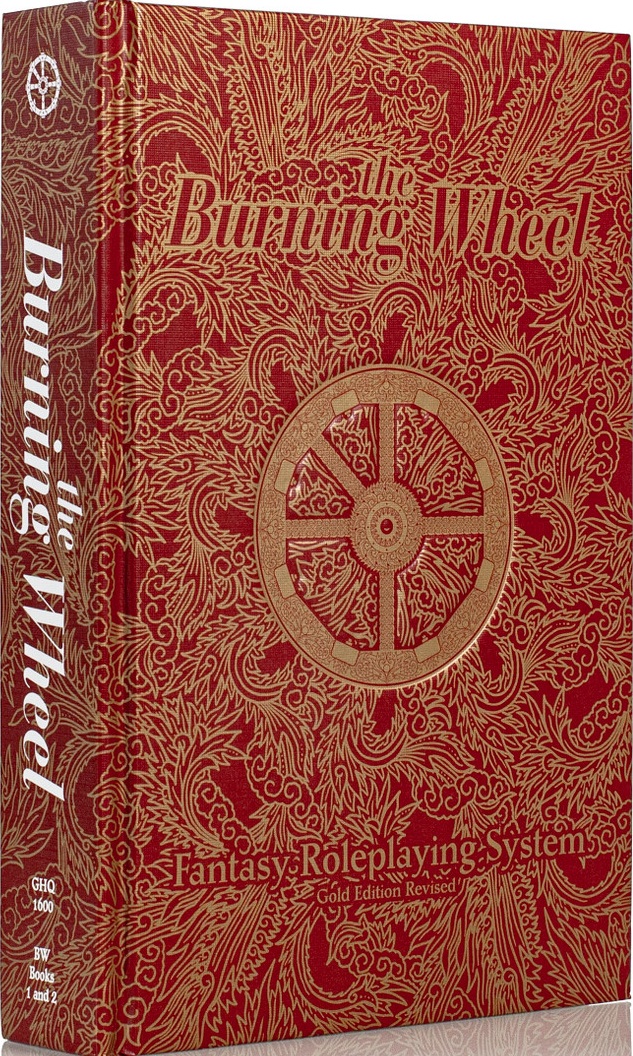 Cover art for The Burning Wheel tabletop RPG