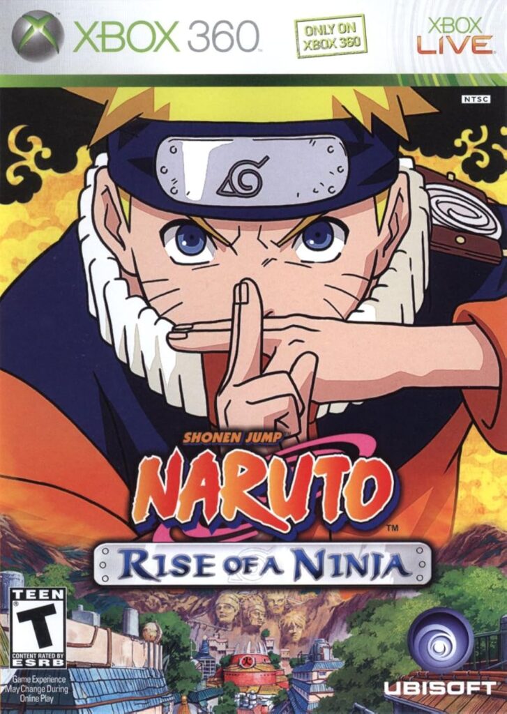 Naruto: Rise of a Ninja box art xbox 360 underappreciated hidden gem