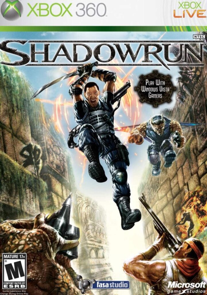 Shadowrun Xbox 360 game cover art underappreciated hidden gem