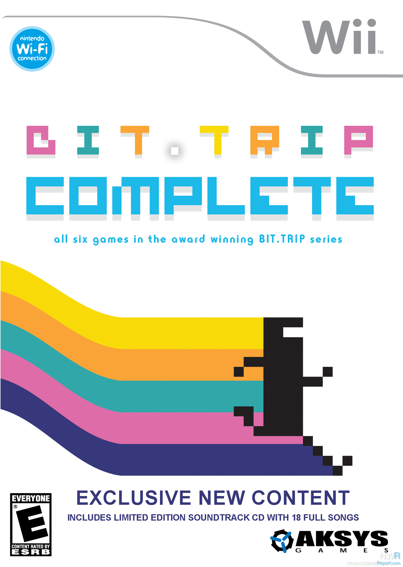 Box art for the Nintendo Wii games BIT.TRIP Series