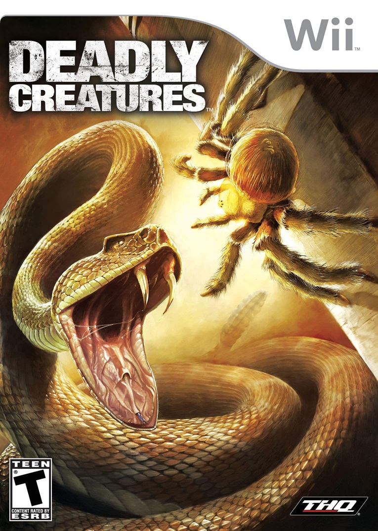 Box art for the Nintendo Wii game Deadly Creatures