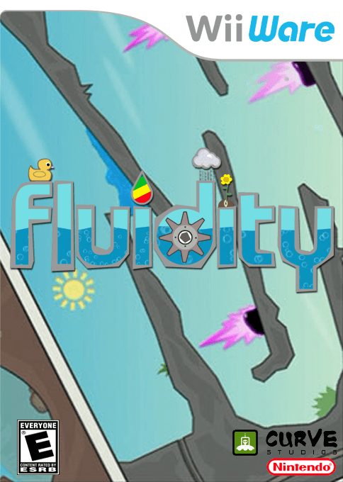 Box art for the Nintendo Wiiware game Fluidity