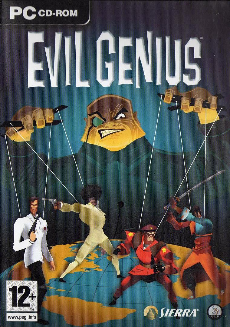 Box art for the PC game Evil Genius