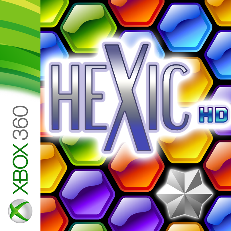 Box art for the Xbox 360 game Hexic HD