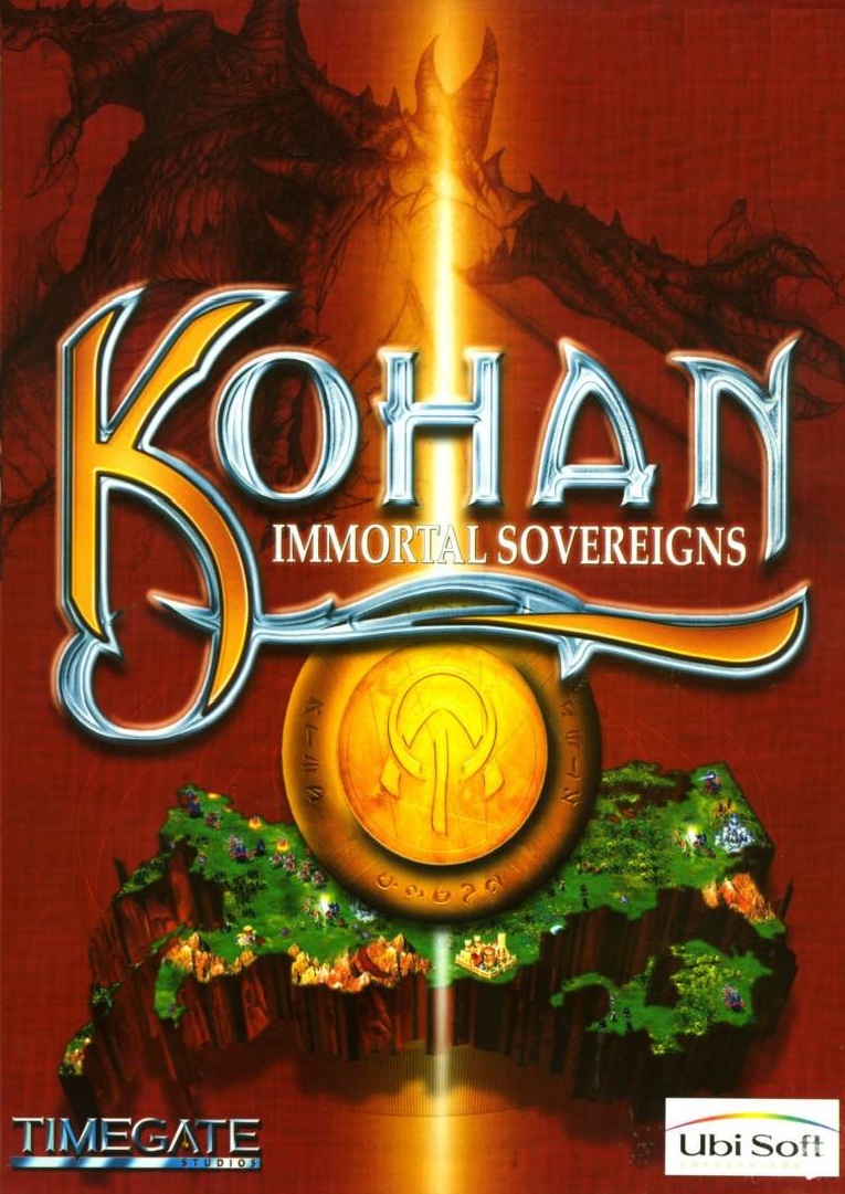 Box art for the PC game Kohan: Immortal Sovereigns