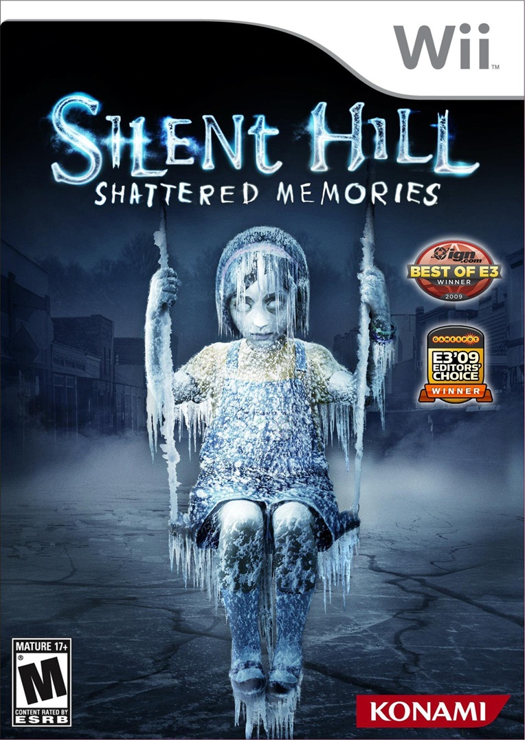 Box art for the Nintendo Will game Silent Hill: Shattered Memories