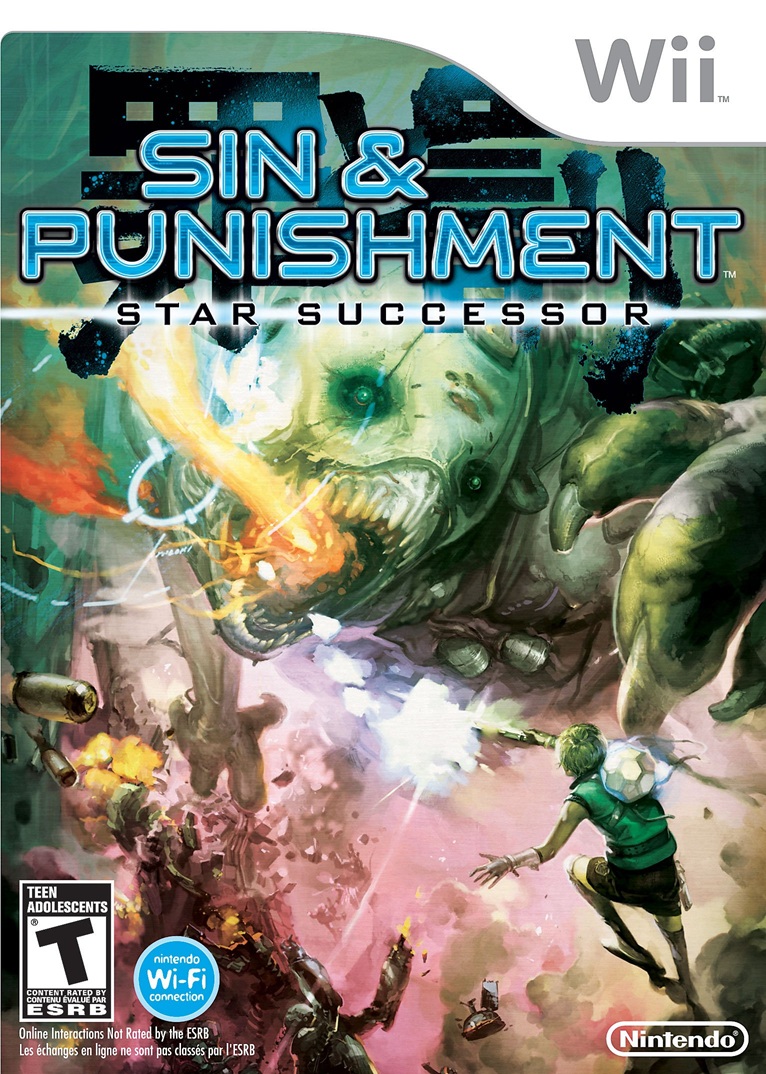 Box art for the Nintendo Wii game Sin & Punishment: Star Successor