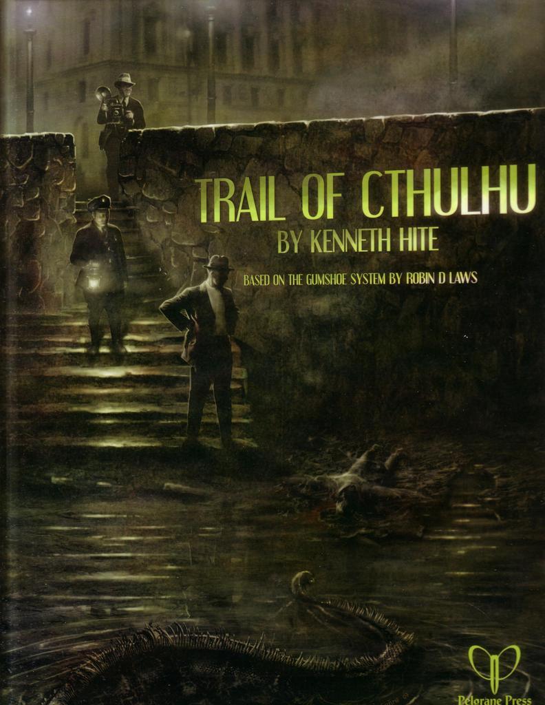 Cover art for the tabletop RPG Trial of Cthulhu