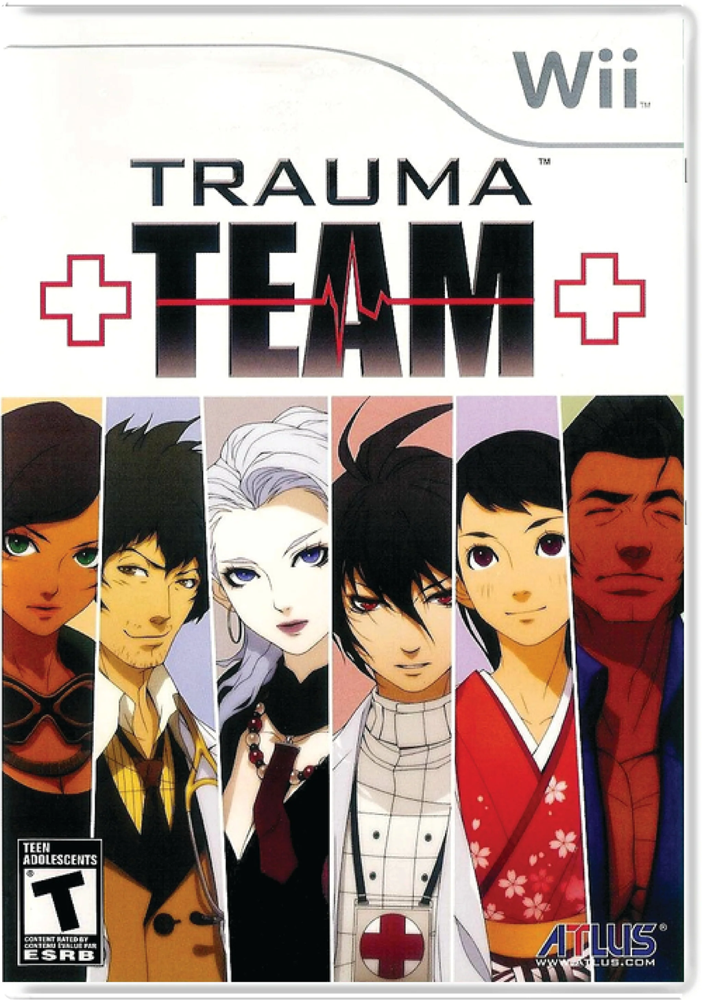Box art for the Nintendo Wii game Trauma Team