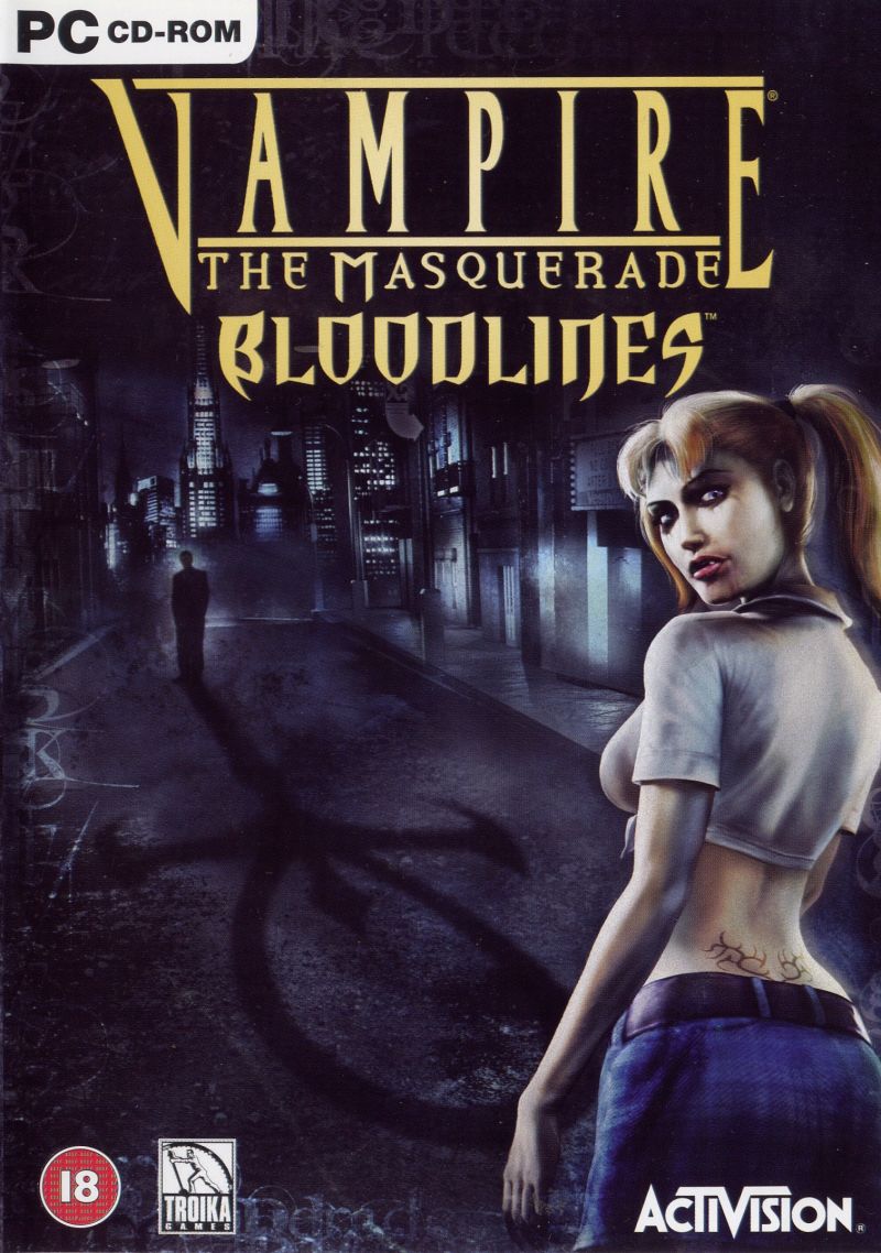 Box art for the PC game Vampire: The Masquerade – Bloodlines