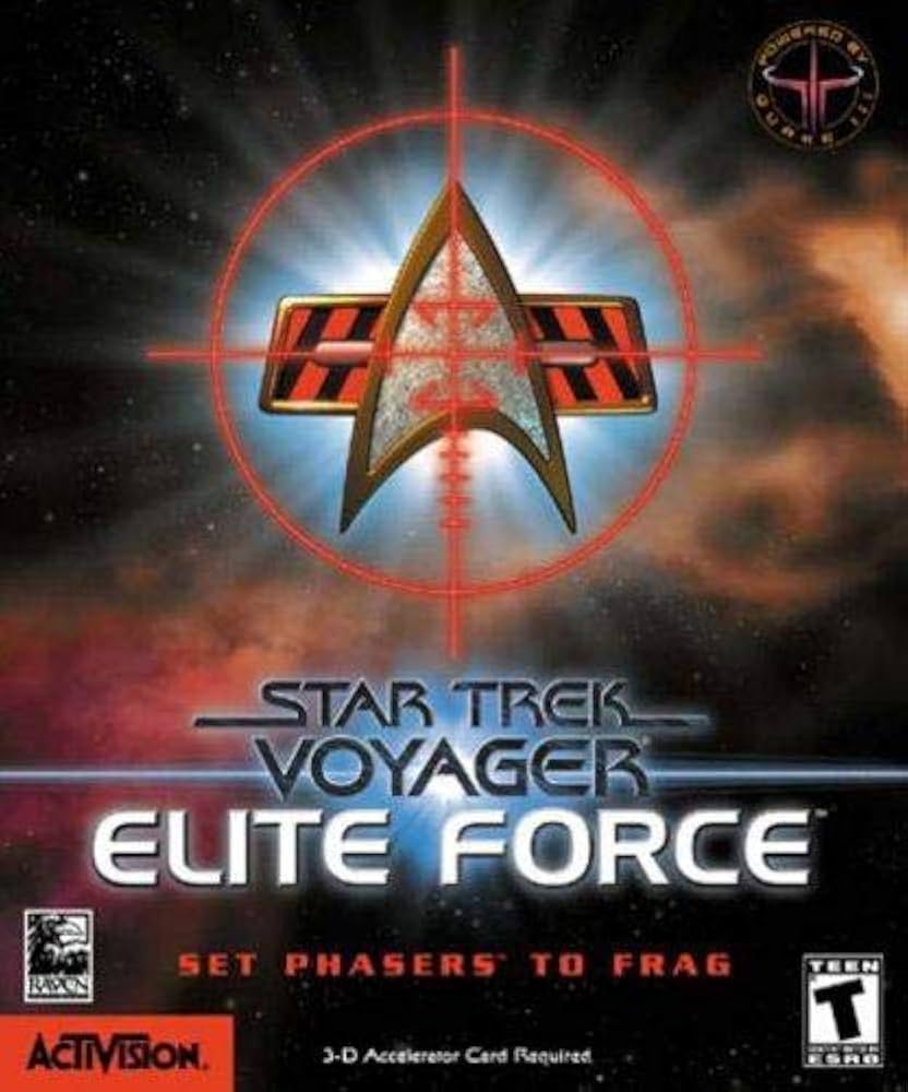 Box art for the PC game Star Trek: Voyager – Elite Force
