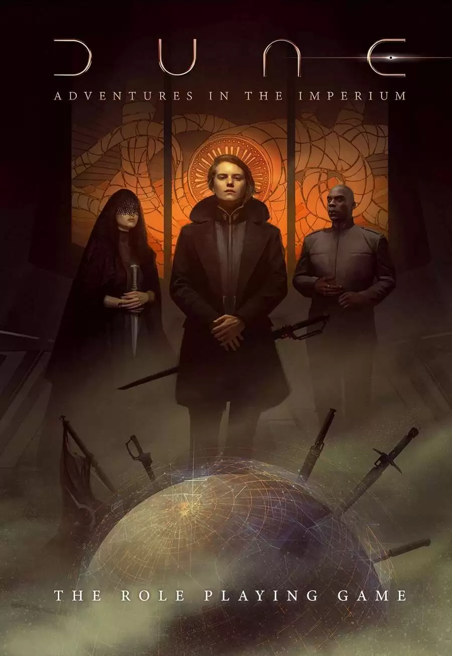 Cover art for the Dune: Adventures in the Imperium tabletop RPG