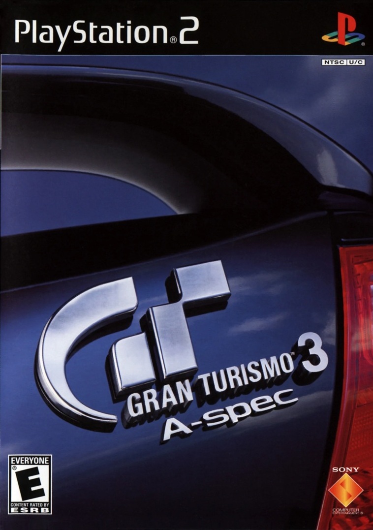 Box art for the Playstation 2 game Gran Turismo 3: A-Spec