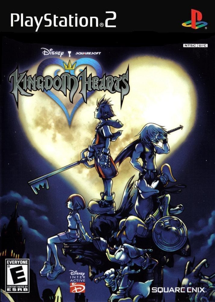 Box art for the Playstation 2 game Kingdom Hearts