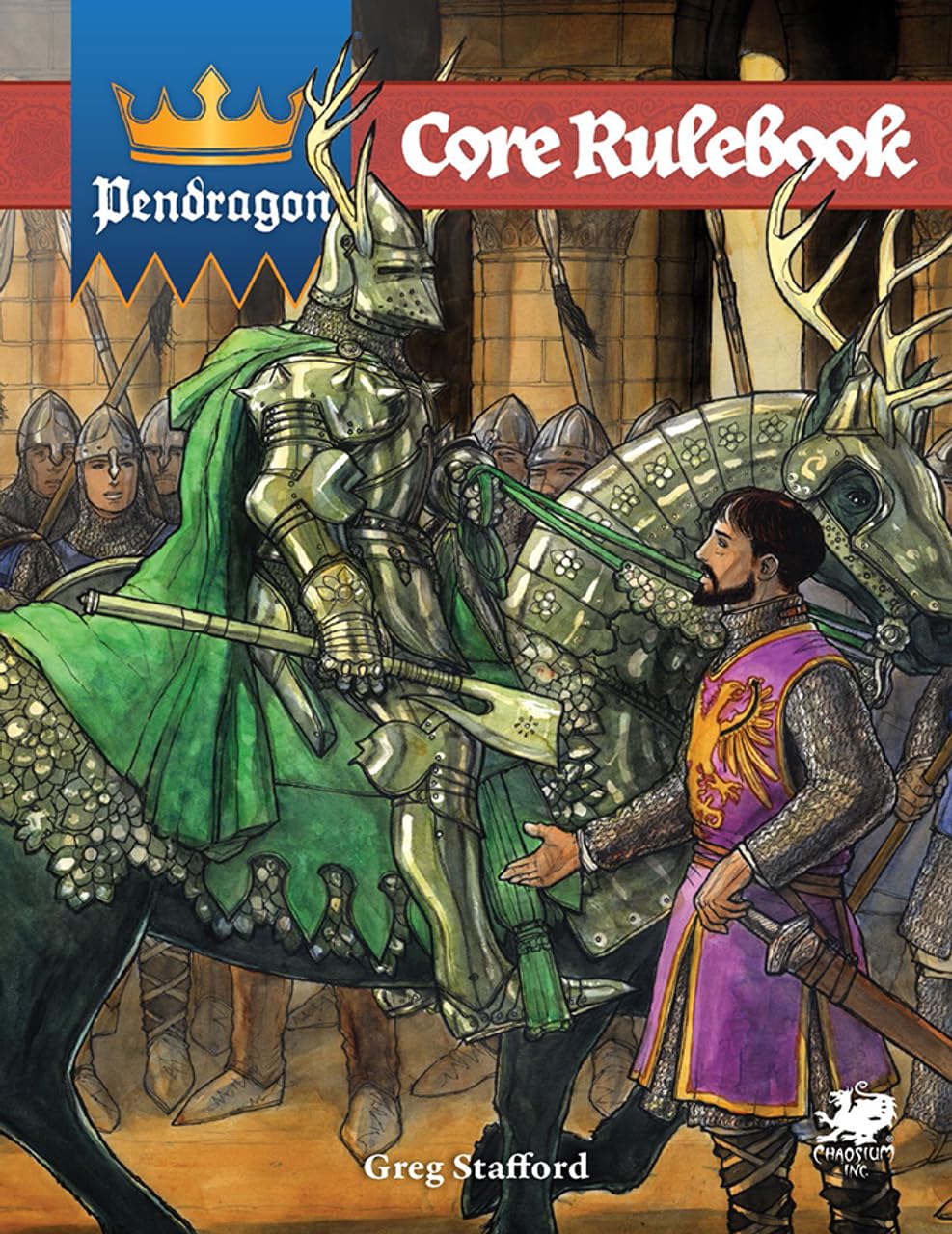Cover art for the Pendragon table top RPG
