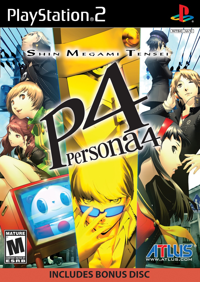 PS2 game Persona 4 JRPG