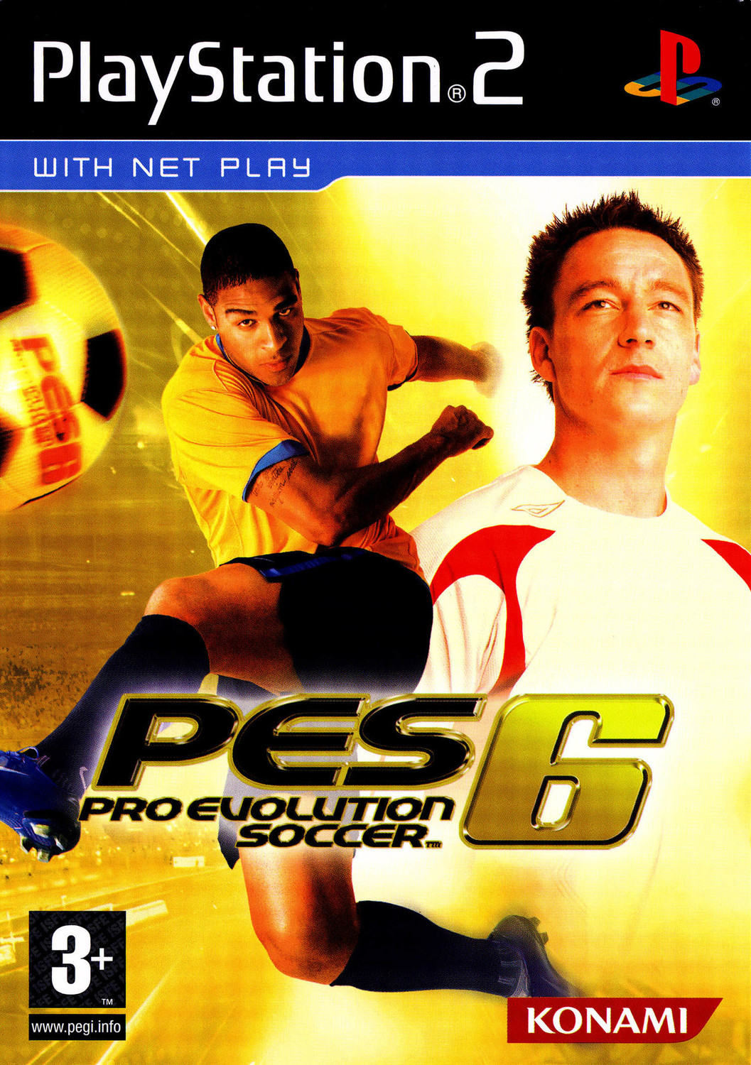 PS2 game Pro Evolution Soccer 6 PES6