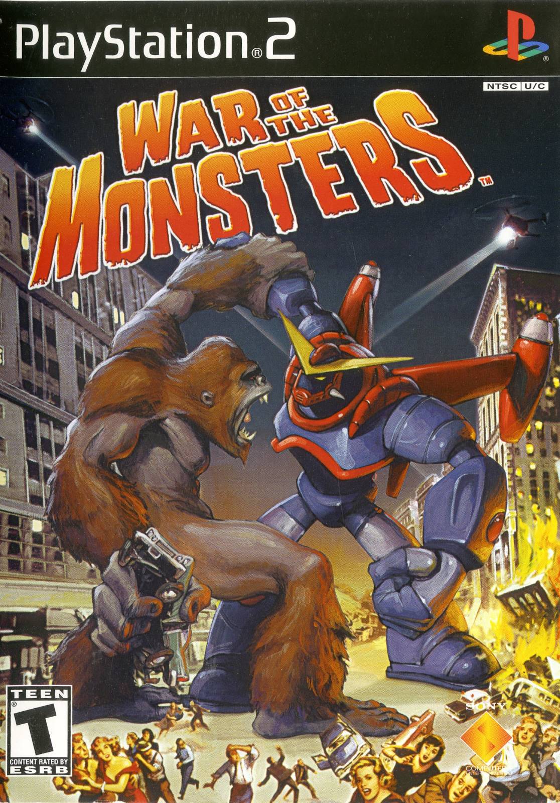 PlayStation PS2 game War of the Monsters