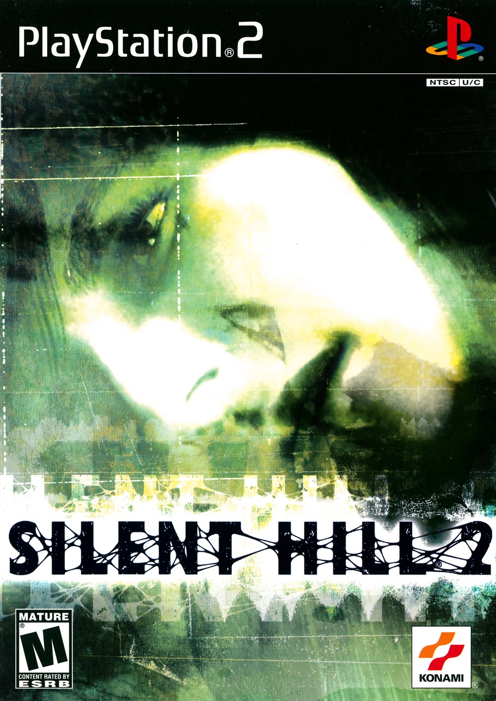 Box art for the Playstation 2 game Silent Hill 2