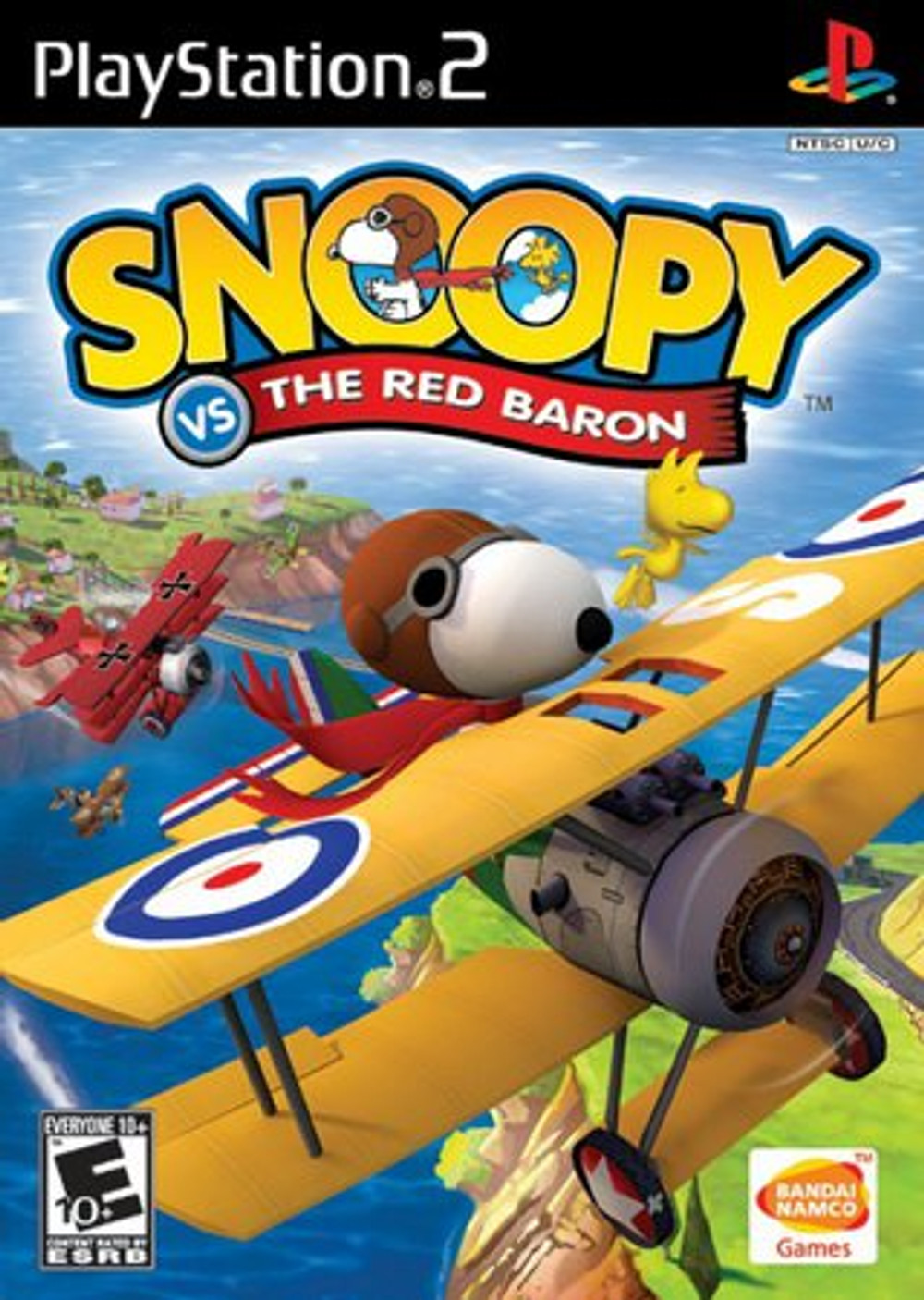PS2 PlayStation 2 game Snoopy vs Red Baron