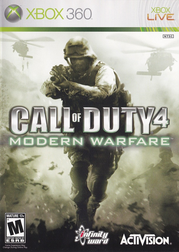 Xbox 360 gamed Call of Duty 4 Modern Warfare