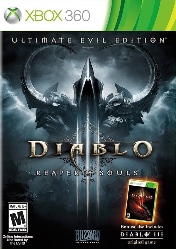 Xbox 360 game Diablo 3 ultimate evil edition reaper of souls