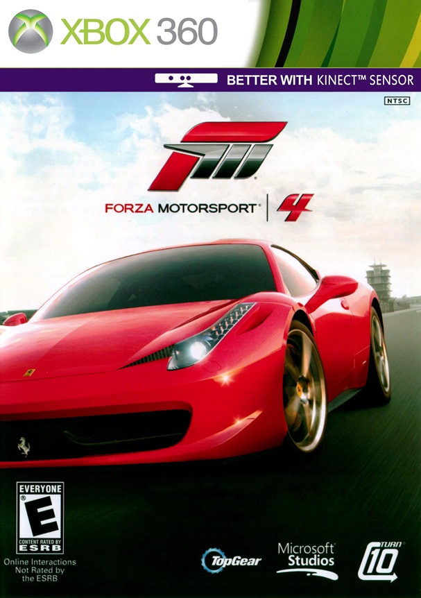 Xbox 360 game Forza Motorsport 4 Kinect