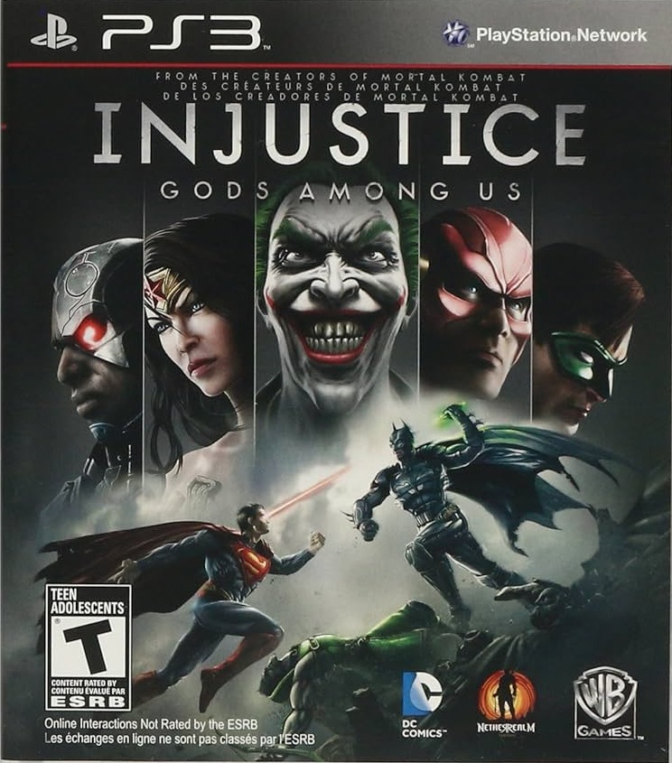 PlayStation PS3 game Injustice Gods Among US fighting game