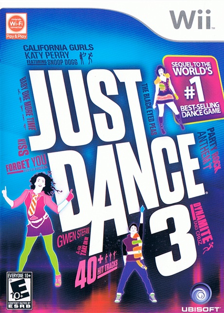 Nintendo Wii game Just Dance 3