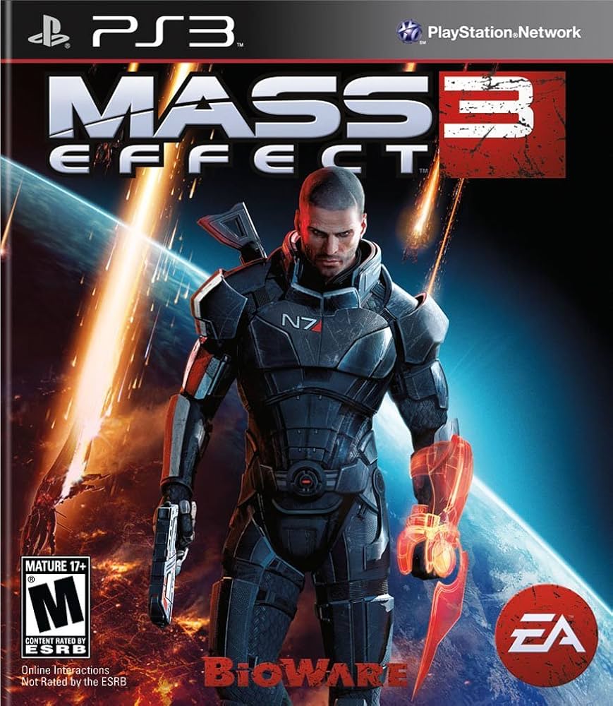 PlayStation PS3 game Mass Effect 3 RPG