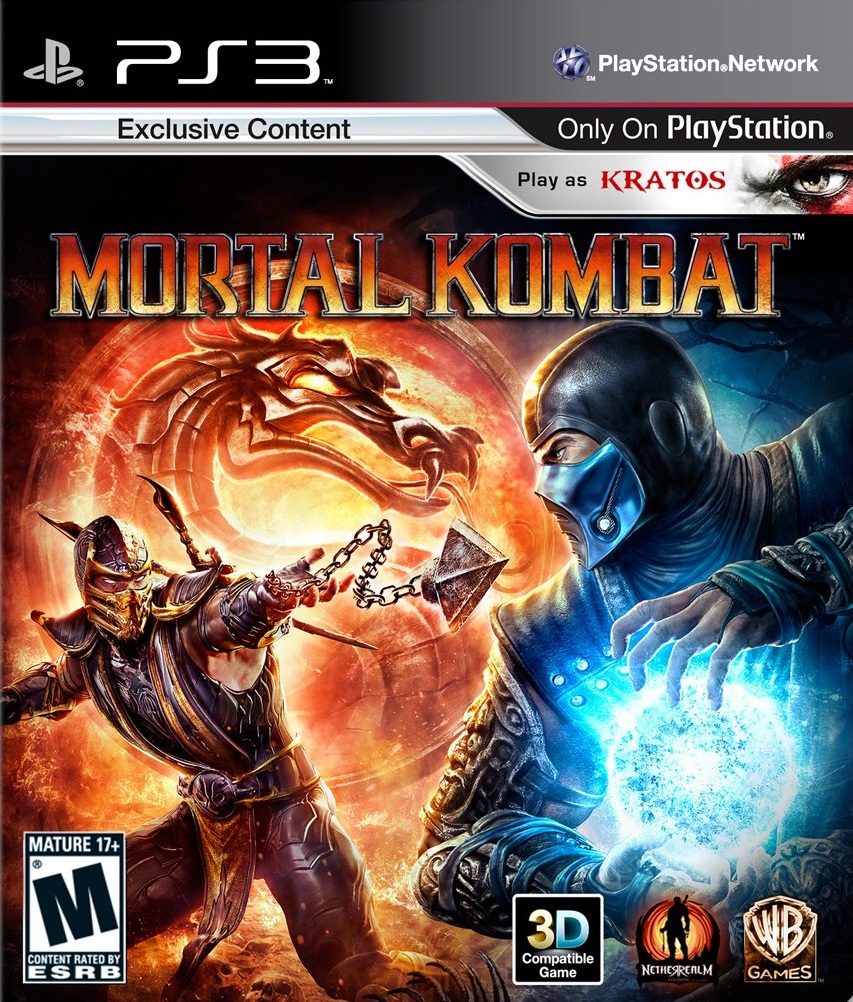 PlayStation PS3 Mortal Kombat fighting game